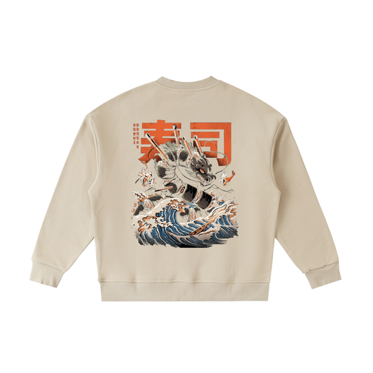 Sakura Japanese Unisex Fleece Kids' Crewneck Sweatshirt