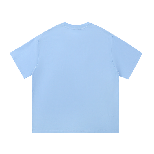 Track Lab Unisex Essential Cotton T-Shirt (Sky Blue)