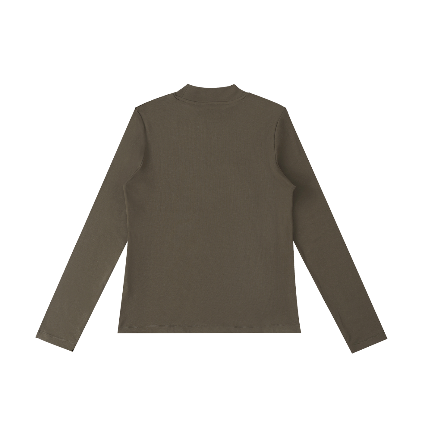 Women's Essential Mock Neck Long Sleeve T-Shirt