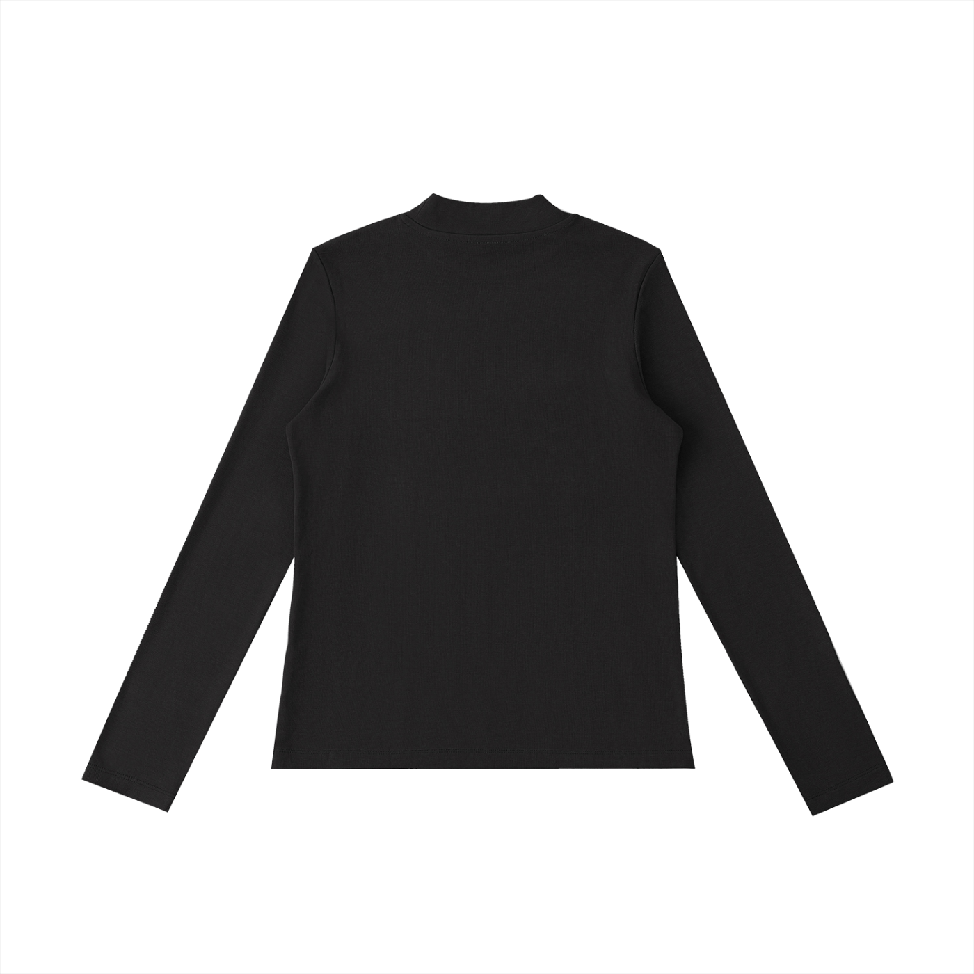 Women's Essential Mock Neck Long Sleeve T-Shirt