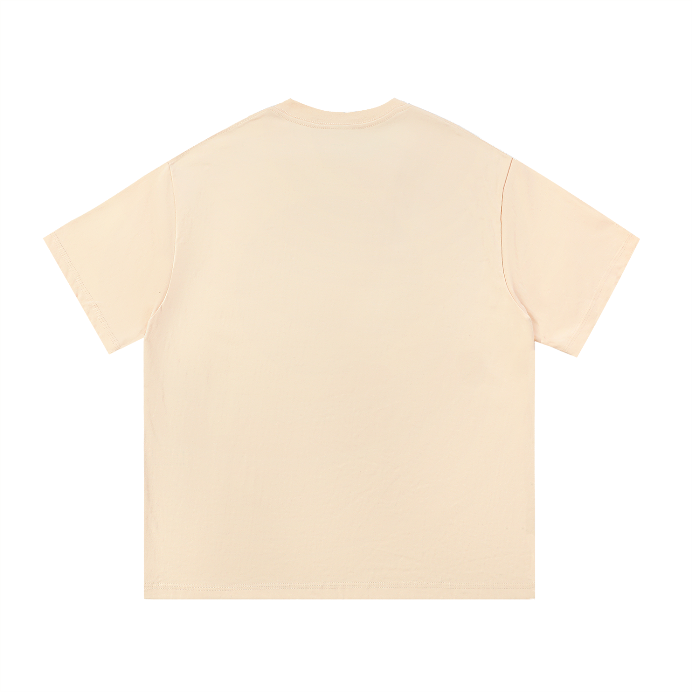 Track Lab Unisex Essential Cotton T-Shirt (Apricot Yellow)