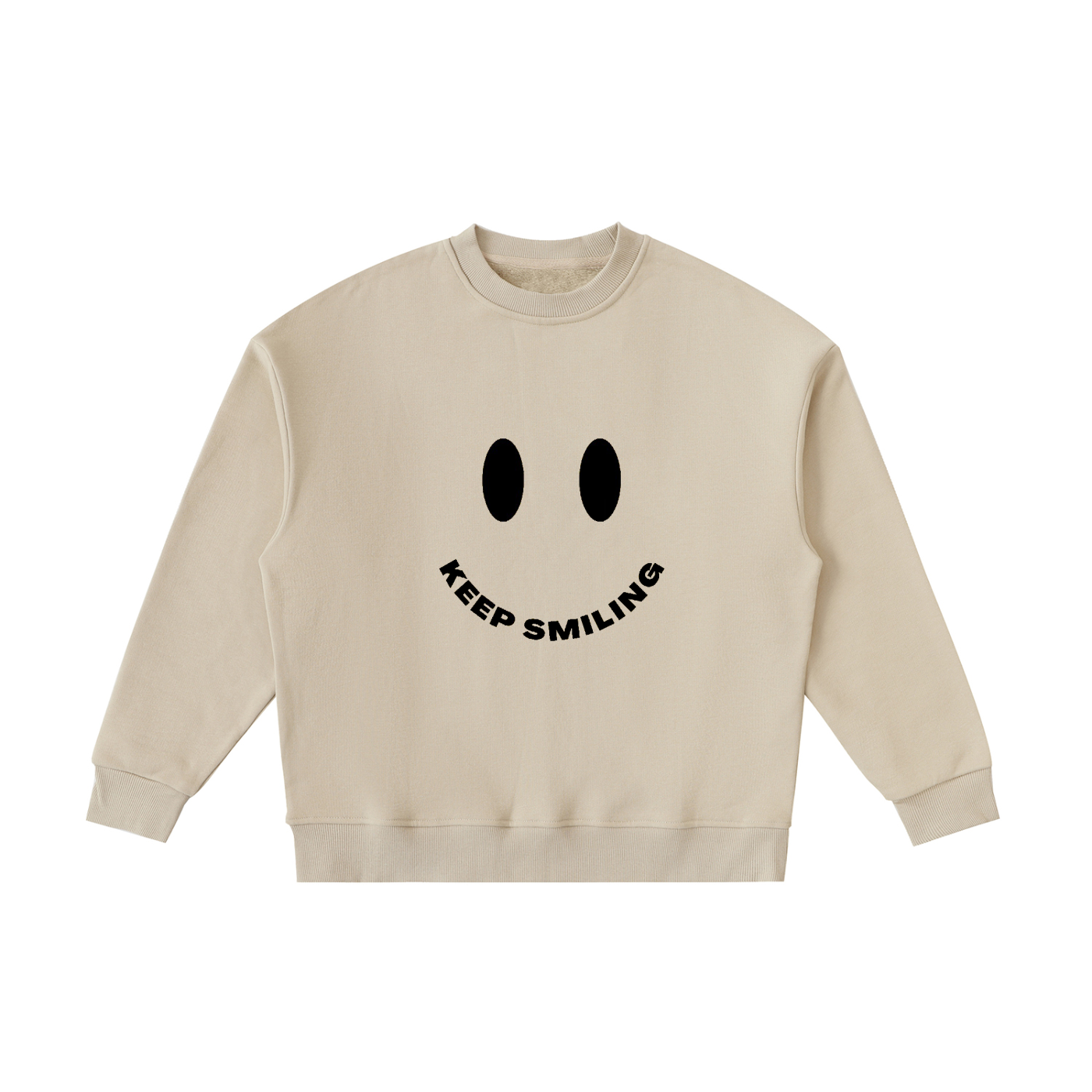 Keep Smiling Unisex Essential Fleece Kids' Crewneck Sweatshirt