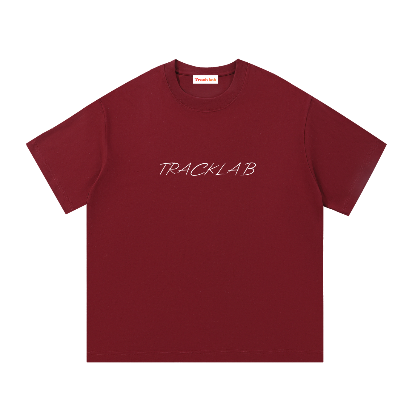 Track Lab Unisex Essential Cotton T-Shirt (Wine Red)