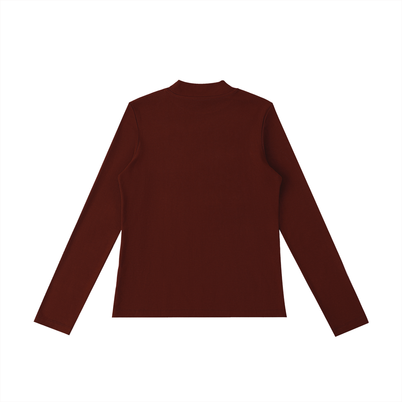Women's Essential Mock Neck Long Sleeve T-Shirt
