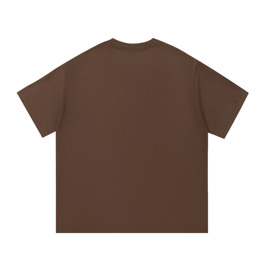 Track Lab Unisex Essential Cotton T-Shirt (Coffee)
