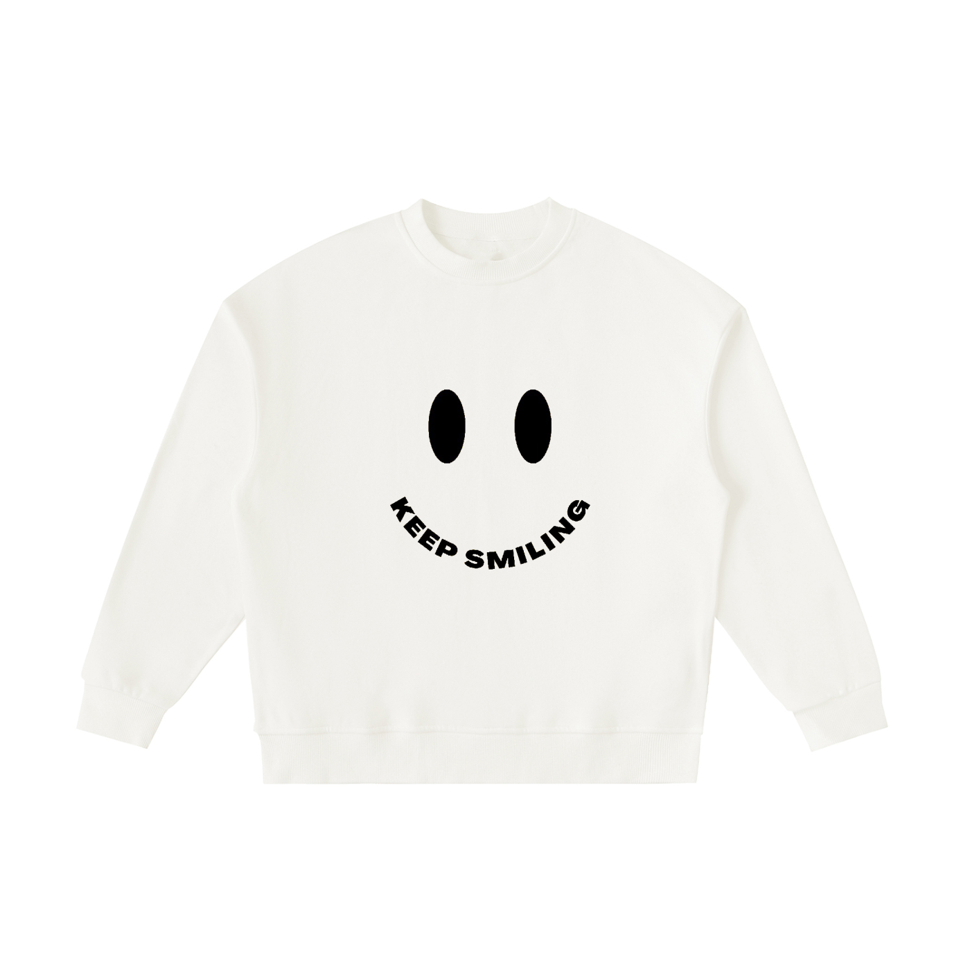 Keep Smiling Unisex Essential Fleece Kids' Crewneck Sweatshirt