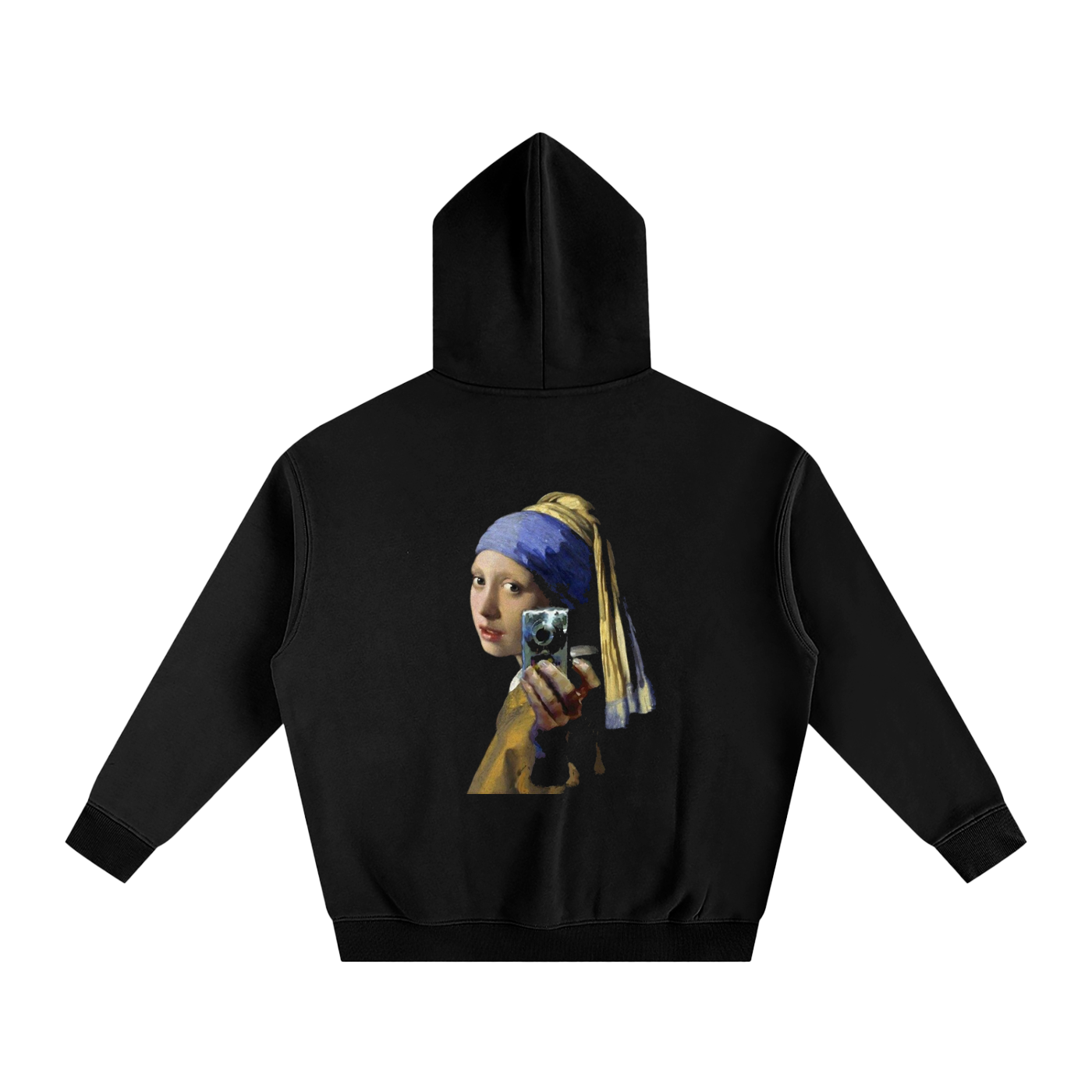 The Lens and the Earring Unisex Oversize Fleeced Hoodie