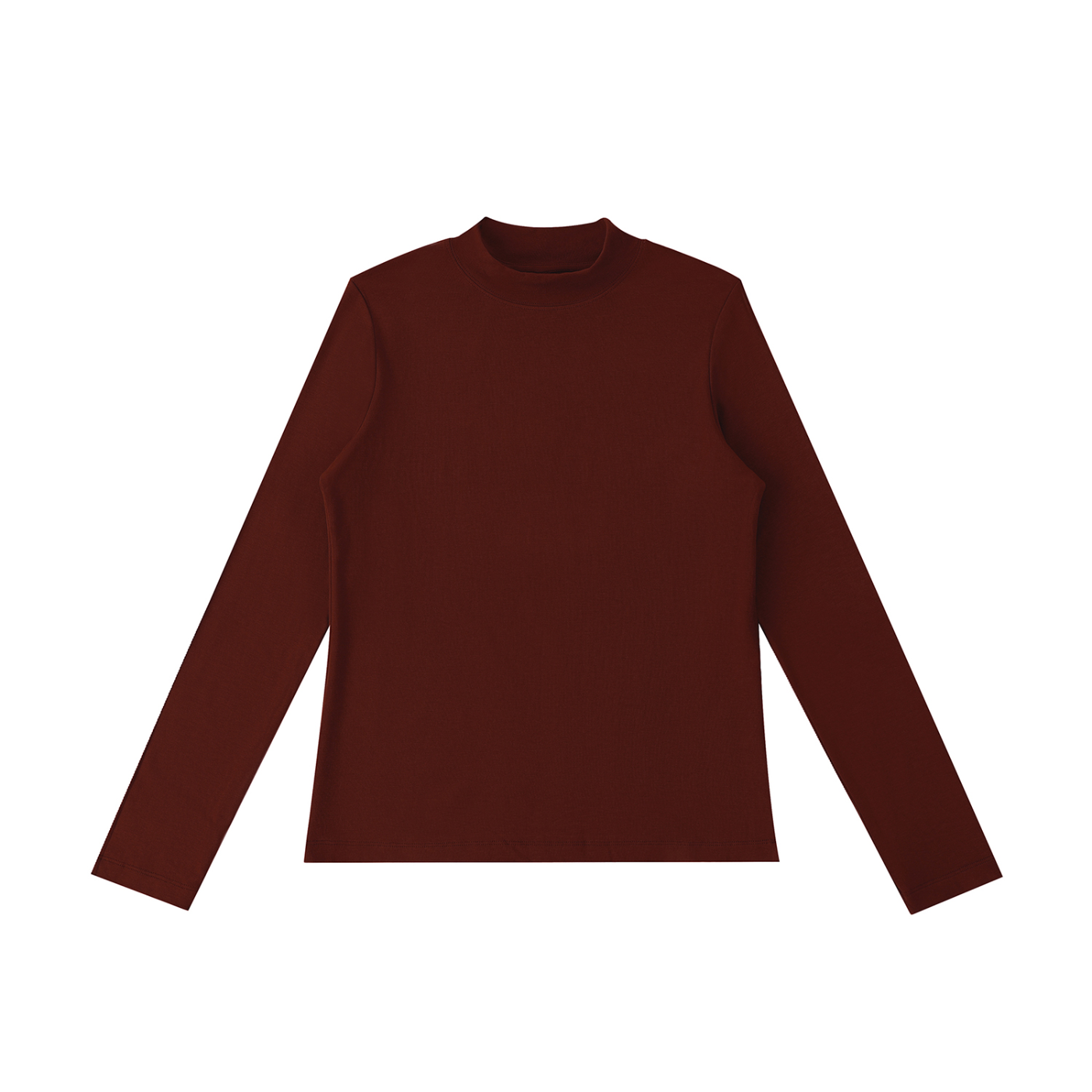 Women's Essential Mock Neck Long Sleeve T-Shirt