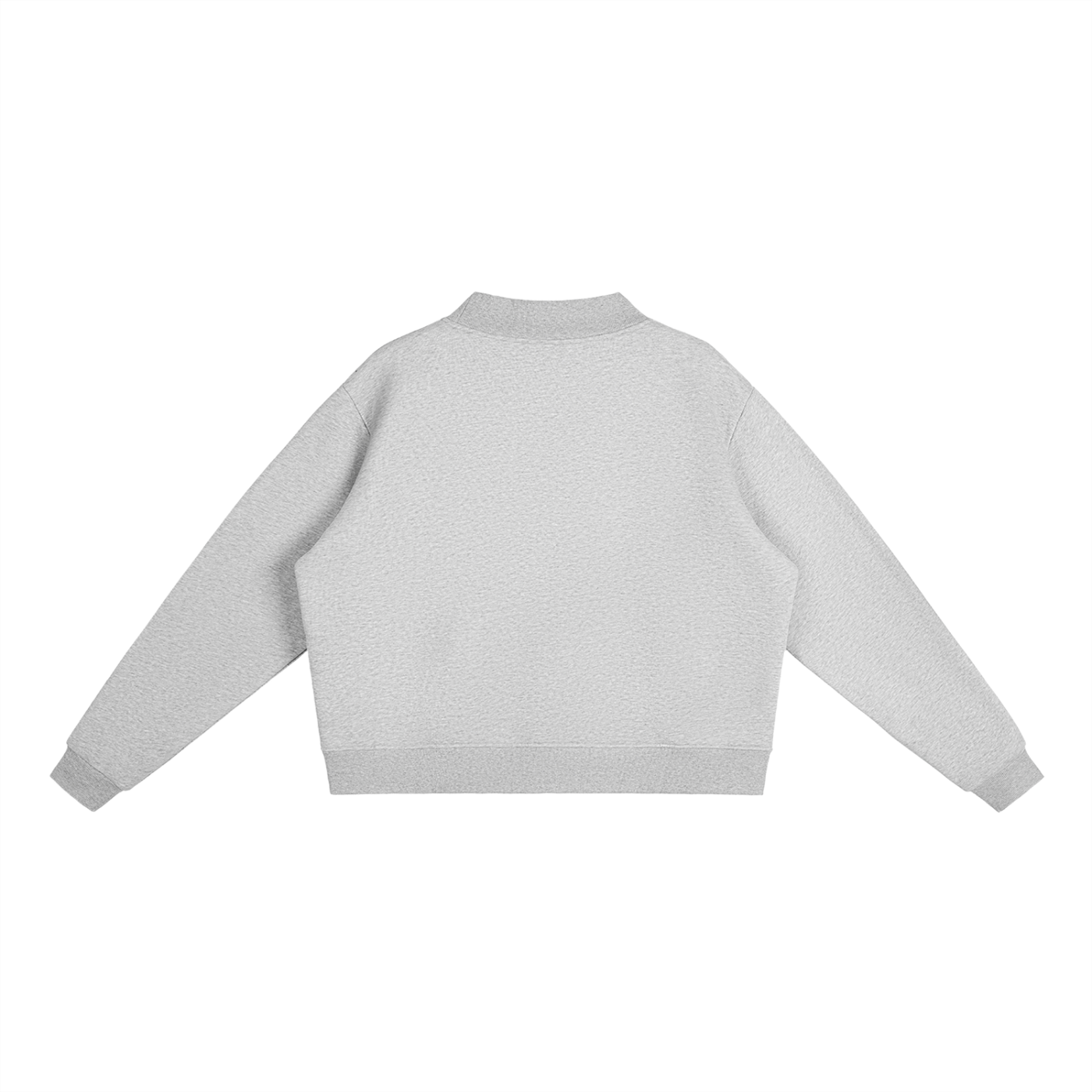 Women's Essential Fleece Mock-Neck Crew Sweatshirt