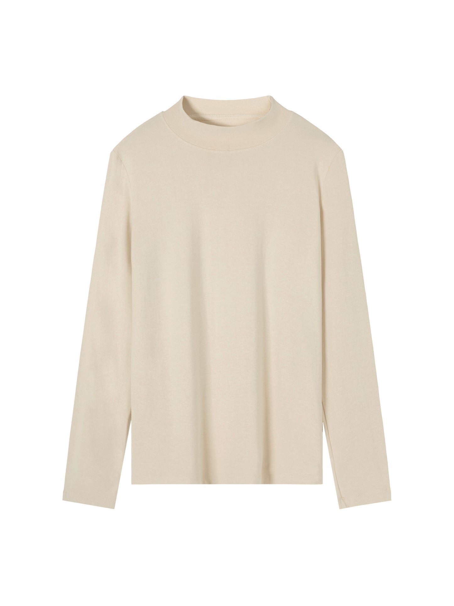 Women's Essential Mock Neck Long Sleeve T-Shirt